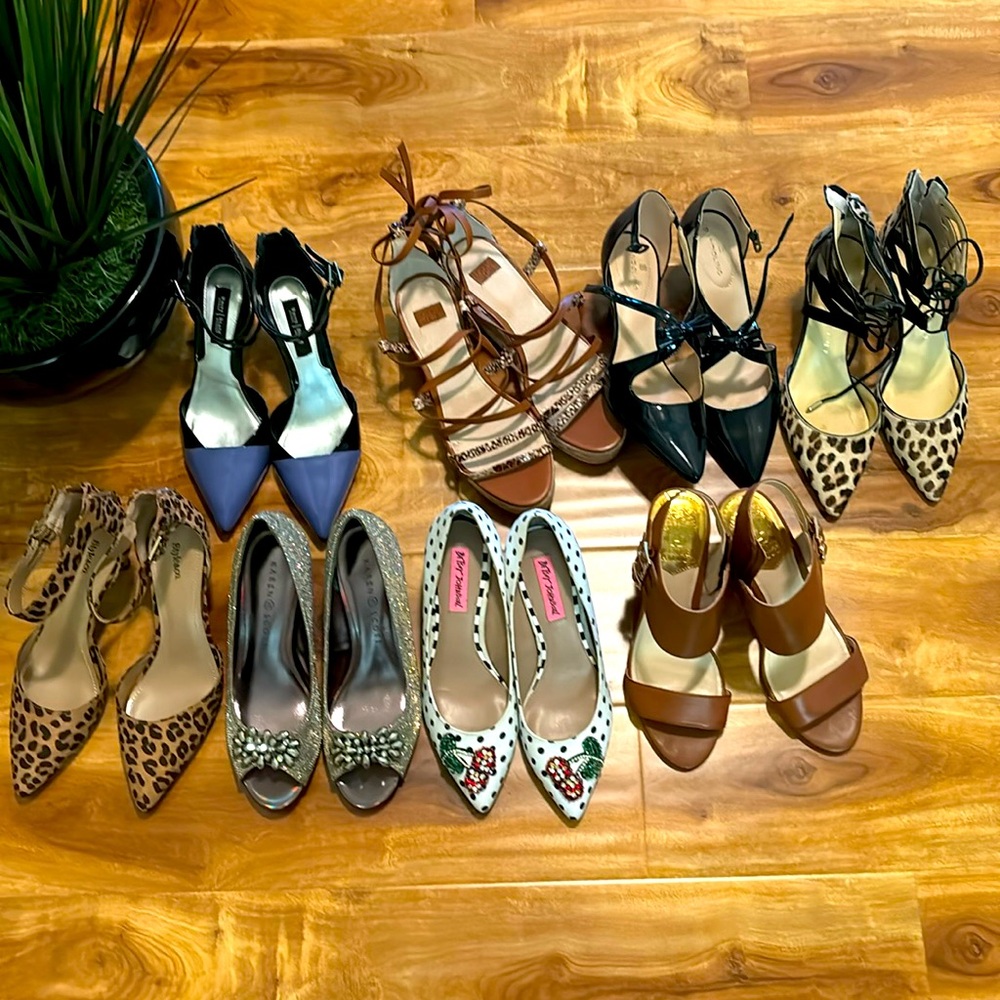 7 pairs-Vince Camuto/Ivanka Trump/Style&Co/Bandolino/Louise etCie/WHBM, etc